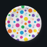 Woodstock Rainbow Polka Dot Pattern Pappteller<br><div class="desc">Richten Sie Ihren Tisch mit diesen lustigen Tellern aus, die Woodstock in einem Punktmuster aus dem Regenbogen darstellen. Ideal für Party zum Thema Erdnüsse, Geburtstagsfeiern oder jede Veranstaltung, bei der Sie gewollt haben, eine fröhliche, farbenfrohe Touch hinzuzufügen, erfassen diese Teller den fröhlichen Geist von Woodstock.</div>