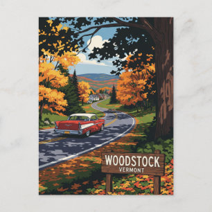 Woodstock Vermont Travel Postkarte