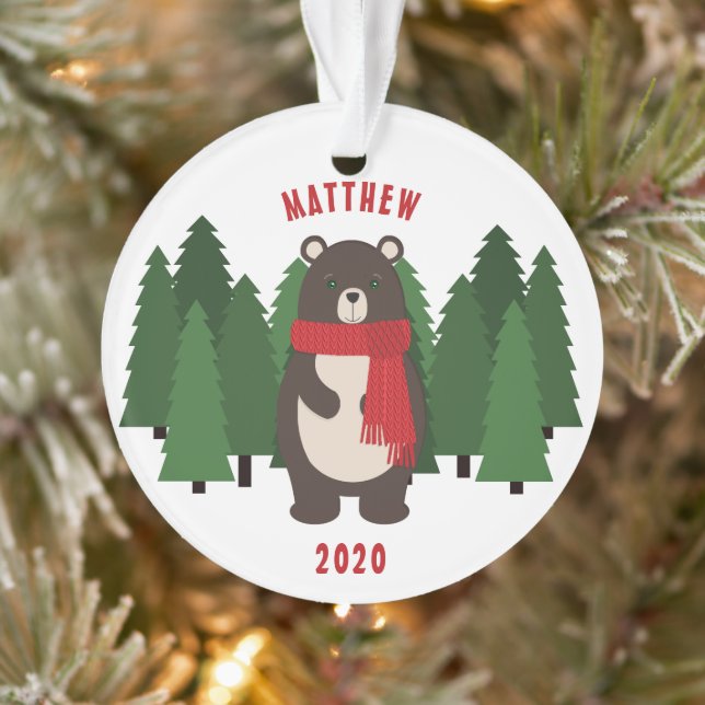 Woodsy Bär Ornament (Baum)