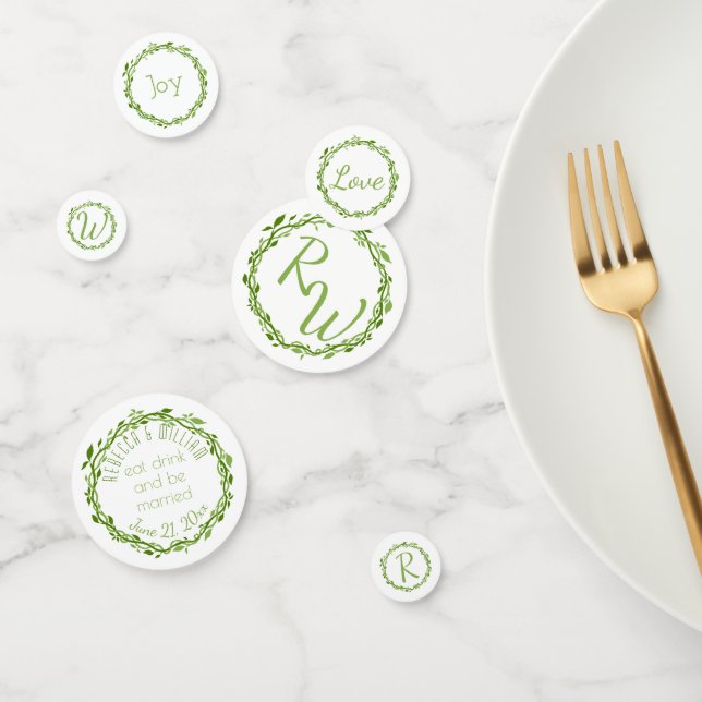 Woodsy Elegance | Hochzeitsfeiermonographie Konfetti (Gruppe)