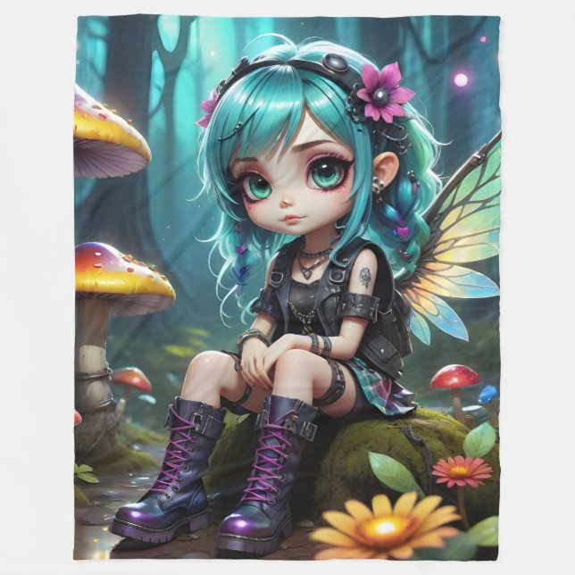 Woodsy Fairy Dollz Fleece Blanket (Vorderseite)