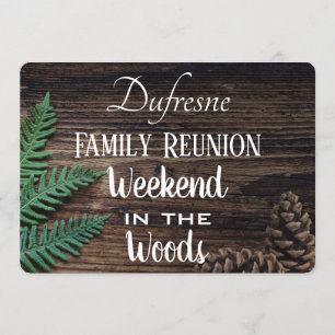 Woodsy Family Wiedersehen Einladung