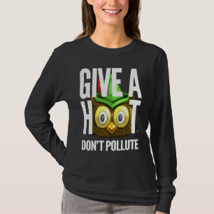 Woodsy Owl Gib einen Schrei ab, verschmutze nicht, T-Shirt