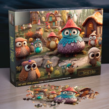 Woodsy Village. 30x20" 1014 Puzzle für Kinder