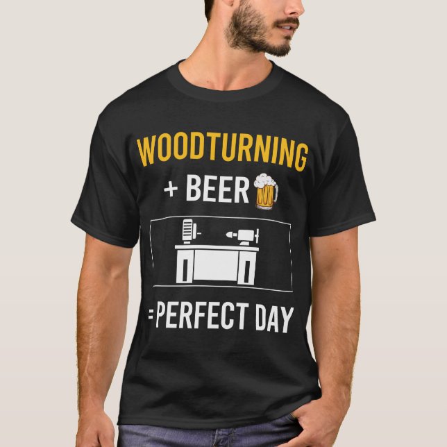 Woodturn Woodturn Wendedrehscheibe T-Shirt (Vorderseite)