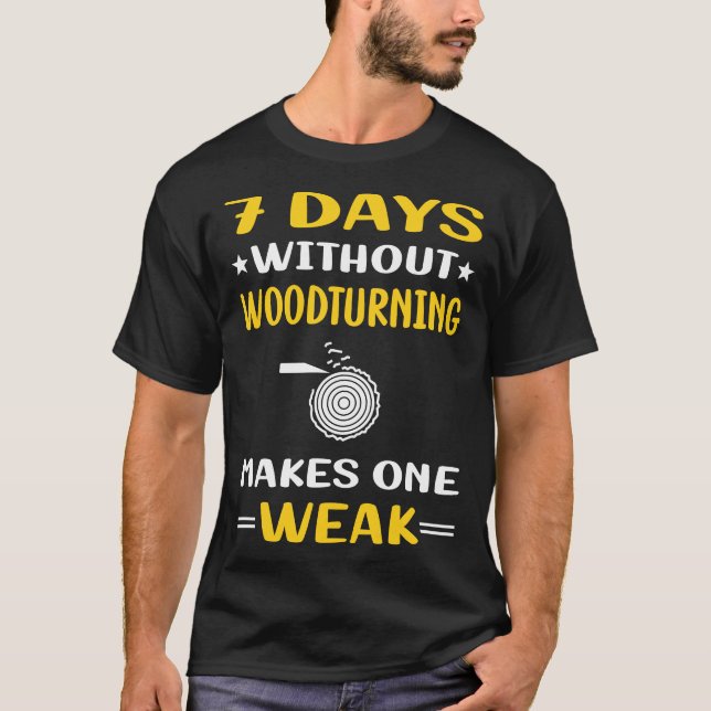 Woodturn Woodturn Wendedrehscheibe T-Shirt (Vorderseite)