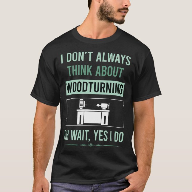 Woodturn Woodturn Wendedrehscheibe T-Shirt (Vorderseite)
