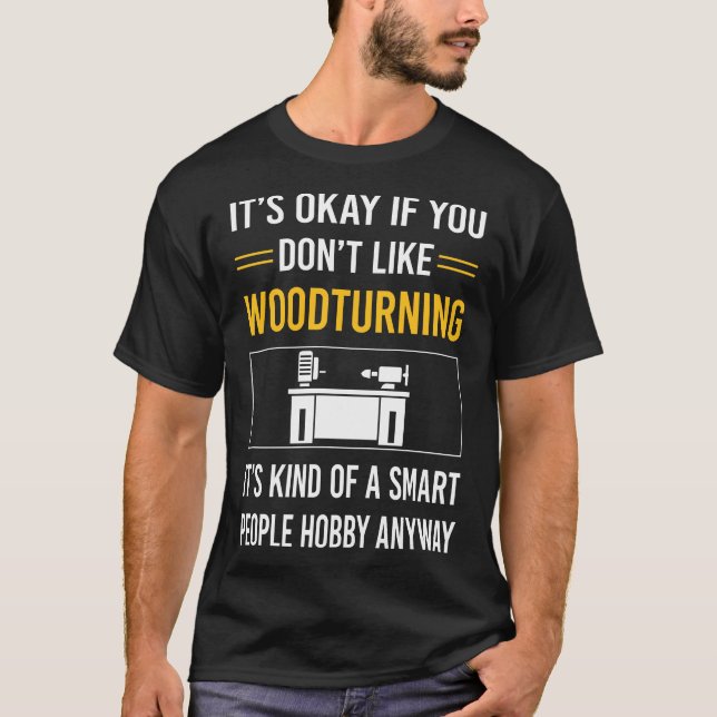 Woodturn Woodturn Wendedrehscheibe T-Shirt (Vorderseite)