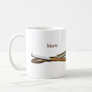 Woodturning bearbeitet personalisierte kaffeetasse