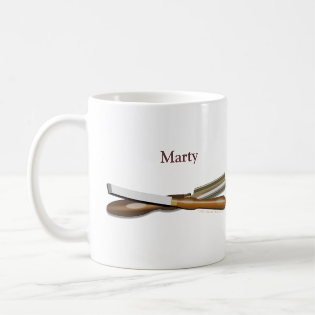 Woodturning bearbeitet personalisierte kaffeetasse (Links)