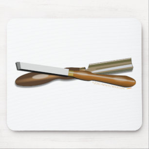 Woodturning Werkzeuge gekreuzter Mousepad