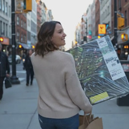 Woodward Ave. Detroit Leinwanddruck