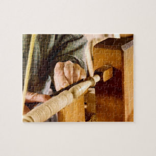 Woodworker - Formung einer Spindel Puzzle