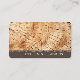 Woodworker Wood Business Card Visitenkarte