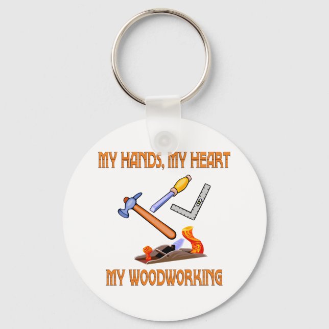 Woodworking Schlüsselanhänger (Vorderseite)