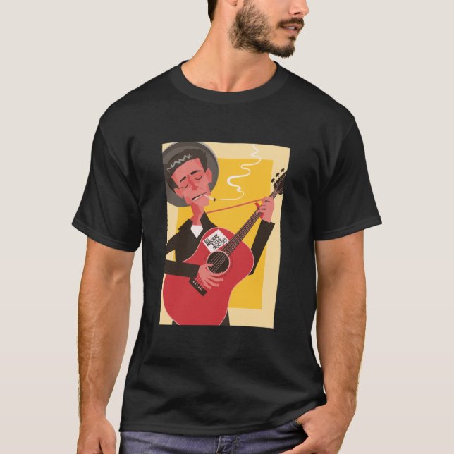 Woody Guthrie Classic  T-Shirt (Vorderseite)