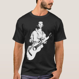 Woody Guthrie Diese Maschine tötet golfmädchenhaft T-Shirt