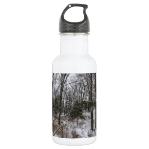 Woody Snow Day Stainless Steel Water Flasche Edelstahlflasche