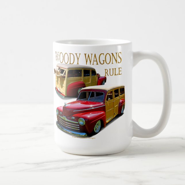 Woody-Waggons-Regel Kaffeetasse (Rechts)
