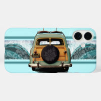 Woody Wave Hawaiian Surf Illustration Case-Mate iP