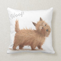 Woof! Cushion - Schottischer Hund / Cairn Terrier