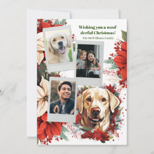 Woof-derful Labrador Retriever Familie Weihnachten