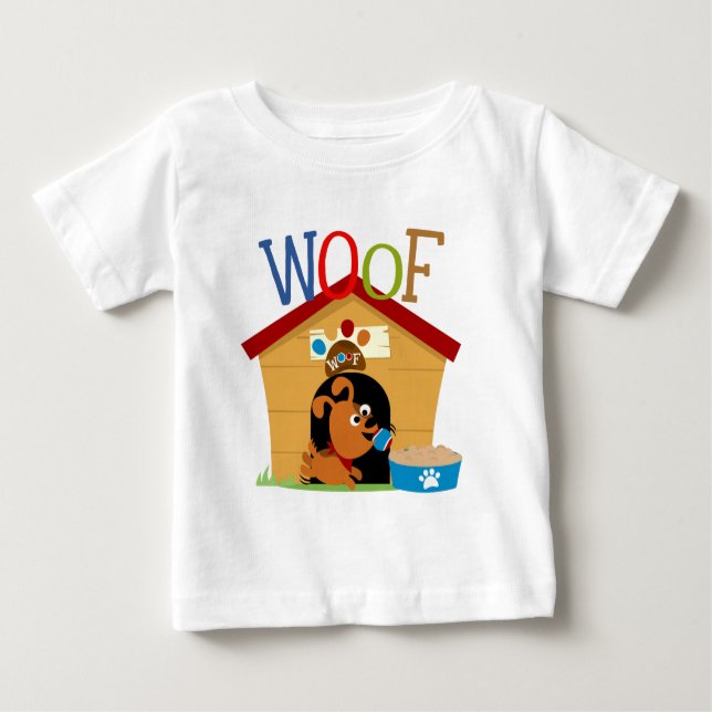 Woof Dog Baby T-shirt (Vorderseite)