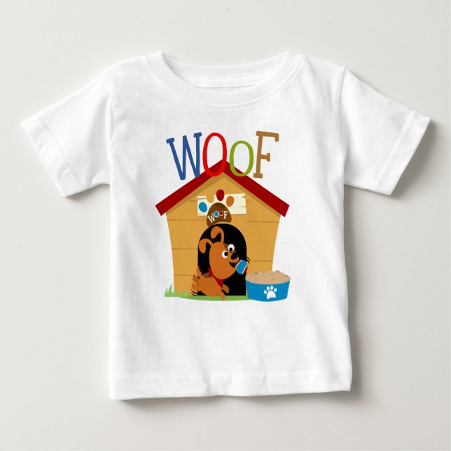 Woof Dog Baby T-shirt (Vorderseite)