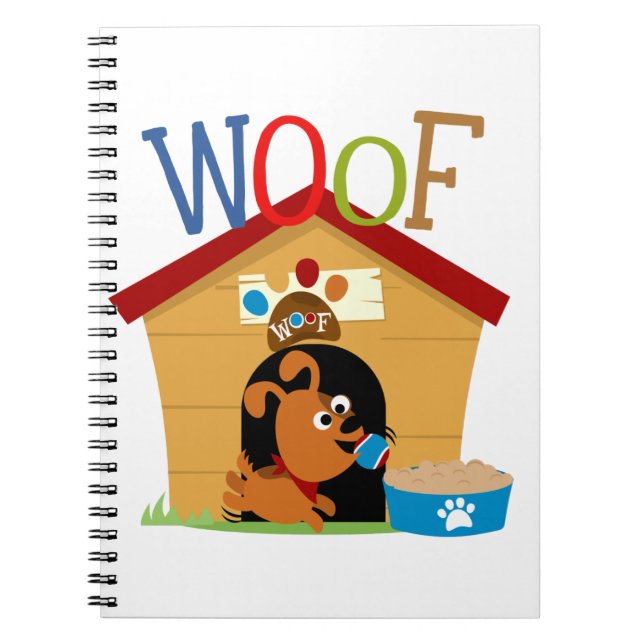 Woof Dog Notizblock (Vorderseite)