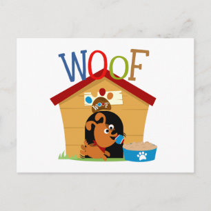 Woof Dog Postkarte