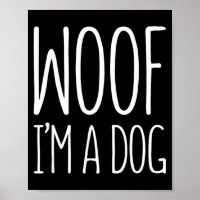 Woof Ein Hund Shirt Männer Frauen Kinder Halloween