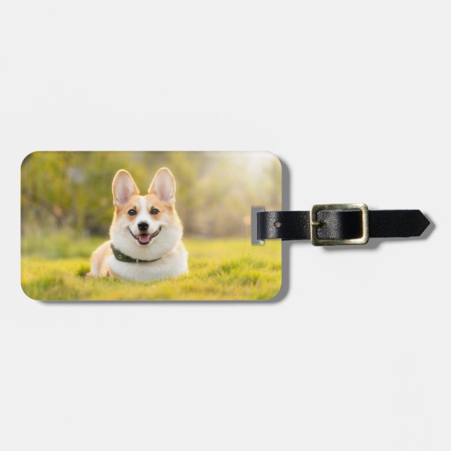 Woof! -Gepäckanhänger Gepäckanhänger (Vorderseite horizontal)