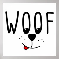 Woof! Haustiere lieben Niedliche Hunde Cartoon Ges