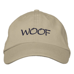 WOOF Hund Lover's bestickte Baseballkappe