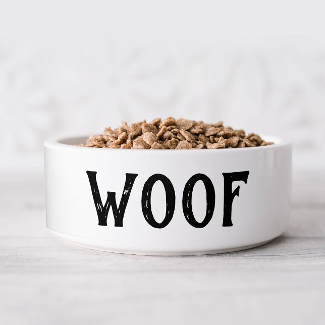 Woof Personalisierte große Hundeschüssel Napf (Von Creator hochgeladen)