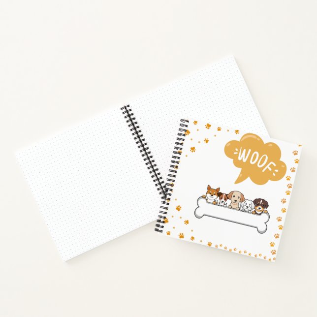 Woof & Wiggles, Hundeteam  Notizbuch (Innenseite)