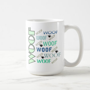 WOOF & WOOF mit Pfoten Tasse