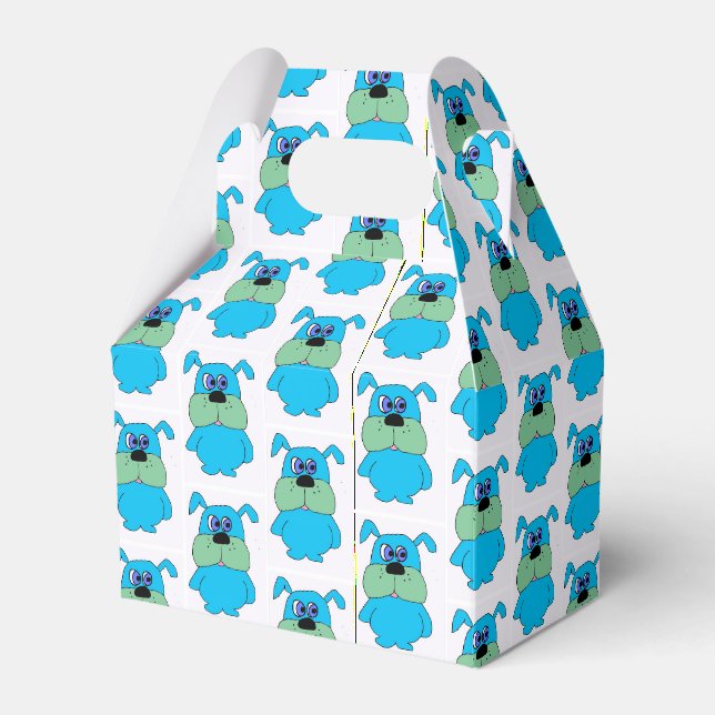 Woof Woofer Gunst Box Geschenkschachtel (Vorderseite)