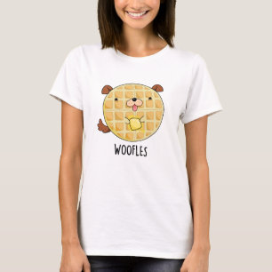 Woofles Funny Doggy Waffle Pub T-Shirt