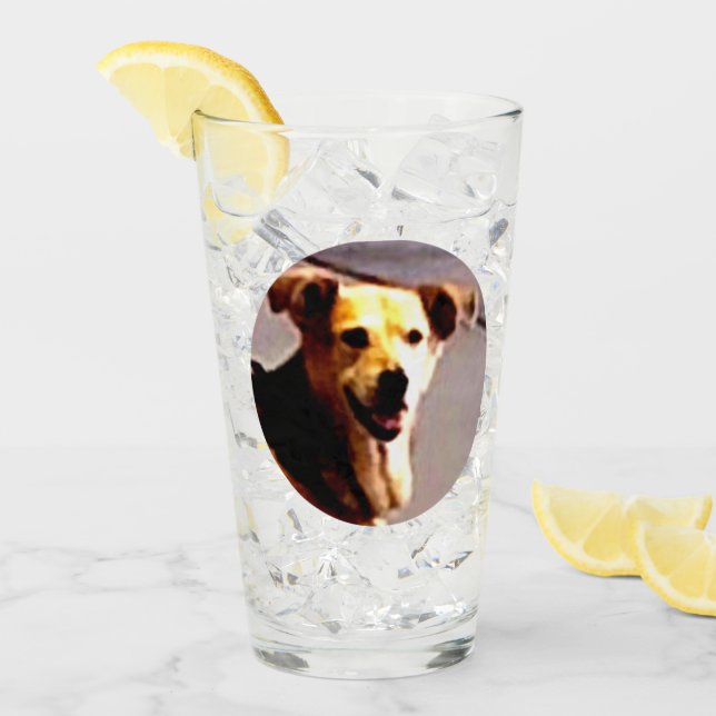 Woofs N' Wags Glas (Vorderseite Ice)