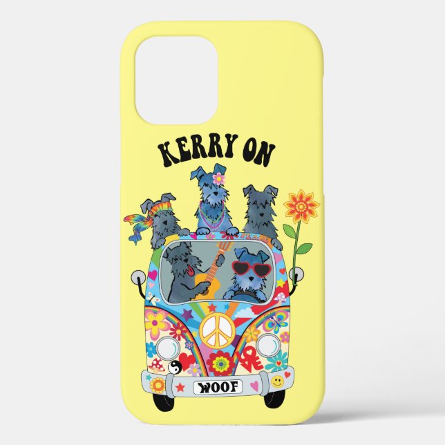 Woofstock Kerry Blue Terrier Case-Mate iPhone Case (Rückseite)
