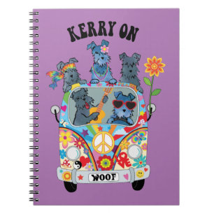 Woofstock Kerry Blue Terrier Notebook Notizblock