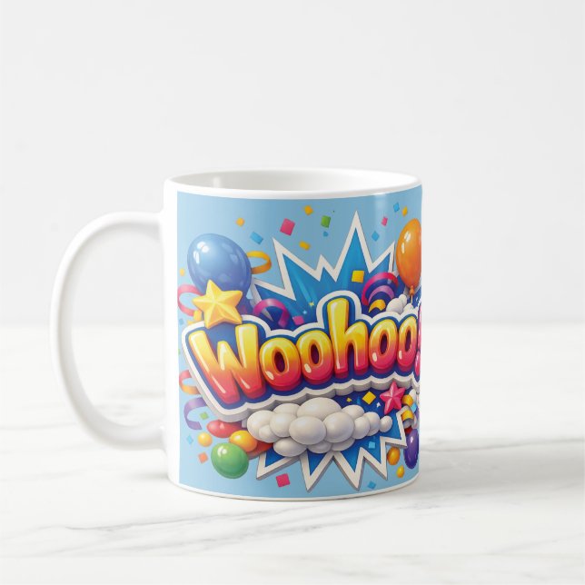 Woohoo Blau Kaffeetasse (Links)