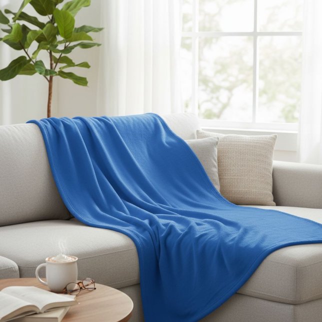 Wool blanket in blue, warm blue wool blanket fleecedecke (Von Creator hochgeladen)