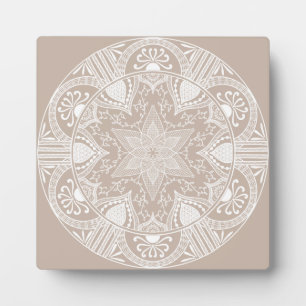 Wool Mandala Fotoplatte