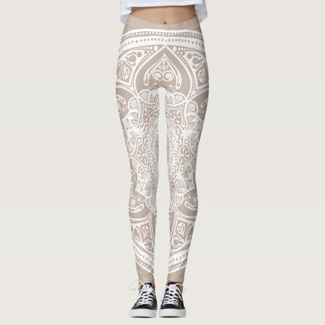 Wool Mandala Leggings (Vorderseite)