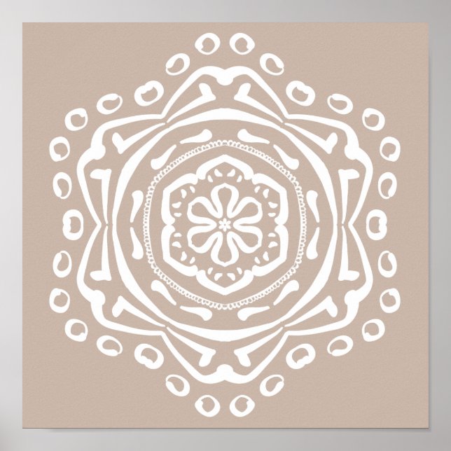 Wool Mandala Poster (Vorne)