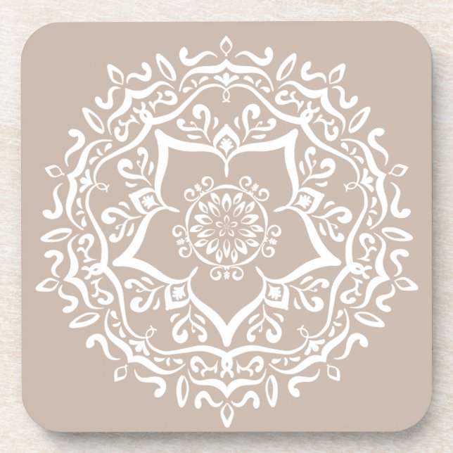 Wool Mandala Untersetzer (Vorderseite)