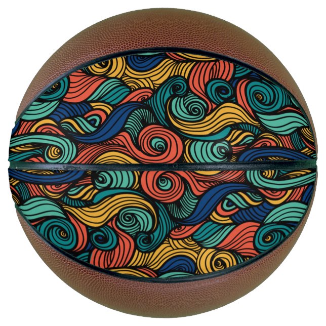 Wool Topped paisley Basketball (Vorderseite)