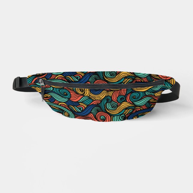 Wool Topped paisley Bauchtasche (Vorderseite)